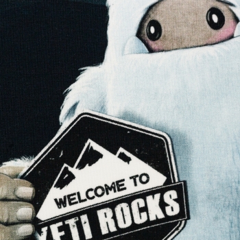 Panel Yeti Rocks by Thorsten Berger French Terry