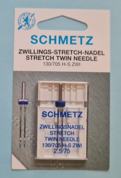 Zwillings-Stretch-Nadel Schmetz 130/705 H-S ZWI 2,5