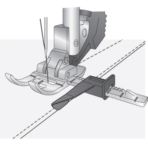 Nähfuß mit variabler Führung für IDT™-System