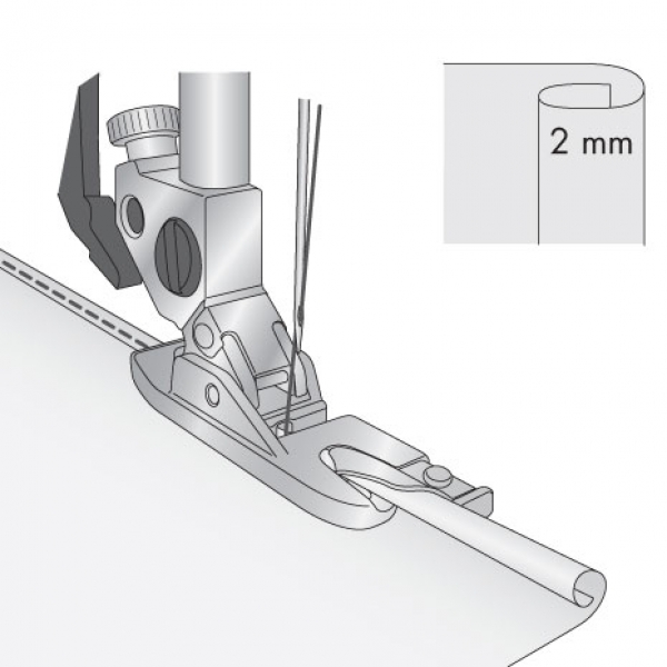 Rollsäumer 2 mm
