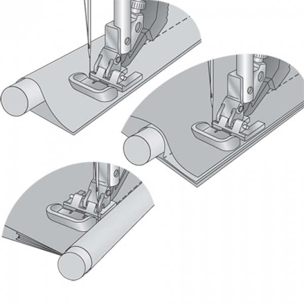 Großer Paspelfuß für IDT™-System