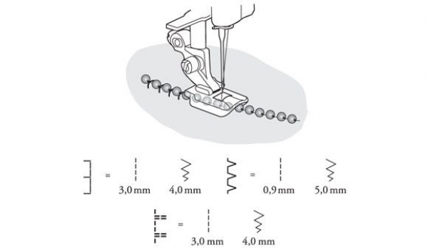 Miniperlenfuß 4 mm