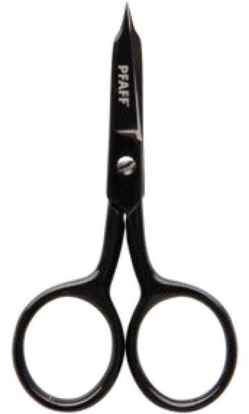 PFAFF Stickschere mit gerader oder gebogener Mikrospitze