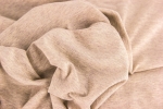 Baumwoll Sweat Jenna meliert Beige